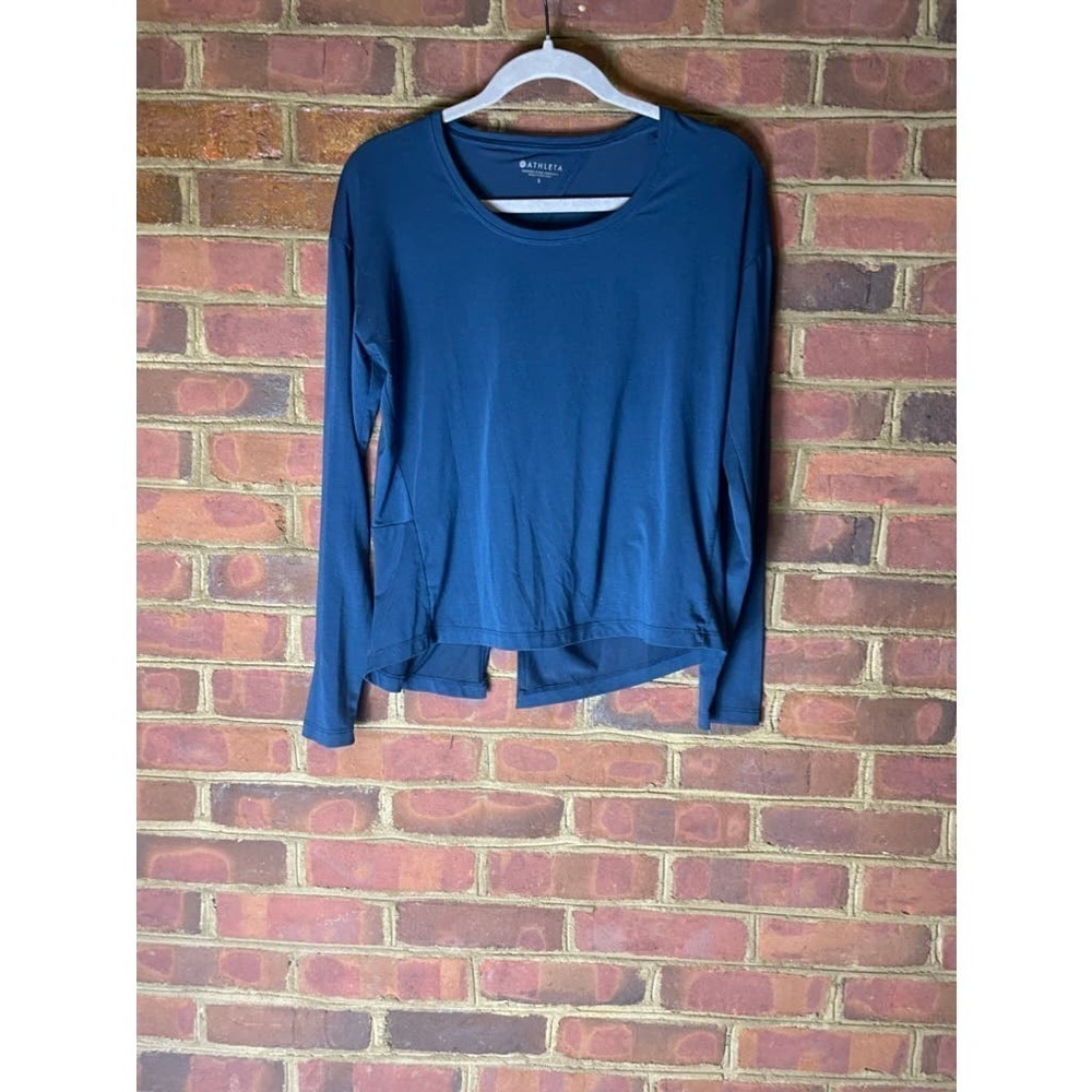 Athleta Essence Twist Long Sleeve, Constellation Blue - Picture 2 of 6